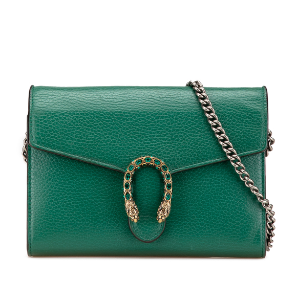 Pre-Loved Gucci Mini Leather Dionysus Wallet on Chain - Picture 1 of 12